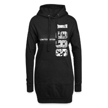 Édition limitée 1986 Année de naissance 1986 Cadeau - Sweat-shirt à capuche long Femme - noir - Devant
