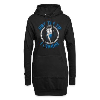 Nur Die Spitze Versprochen Tätowieren Tätowierer - Hoodie-Kleid - Schwarz - Vorne