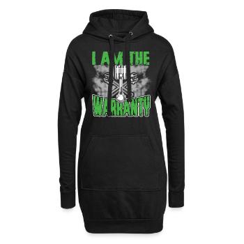 Je suis la profession de mécanicien de garage de garantie - Sweat-shirt à capuche long Femme - noir - Devant