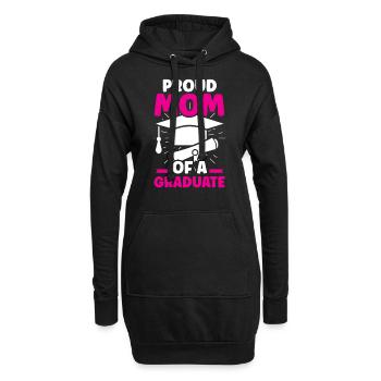 Stolze Mutter Eines Absolventen Abschluss - Hoodie-Kleid - Schwarz - Vorne