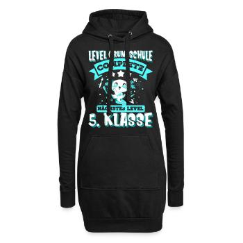 Grundschul Abschluss Grundschule Absolvent - Hoodie-Kleid - Schwarz - Vorne