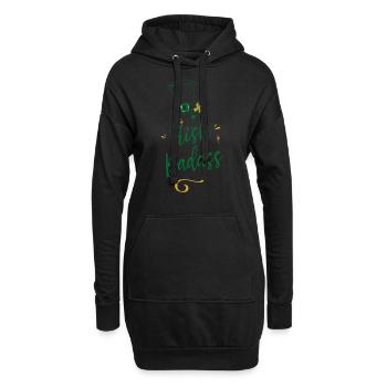 Irlandais Badass Gaélique Irlande Irlandais Irlandais - Sweat-shirt à capuche long Femme - noir - Devant