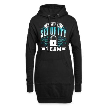 Équipe de cybersécurité Piratage de la sécurité informatique Hacker - Sweat-shirt à capuche long Femme - noir - Devant