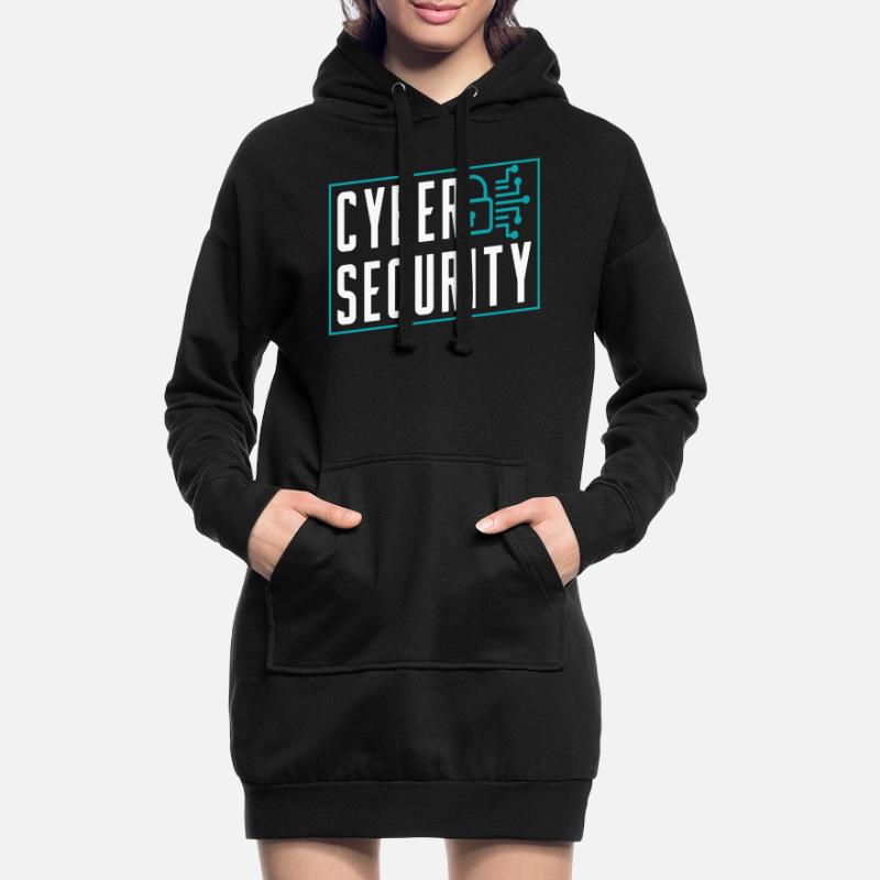 Cybersecurity Hack Hacking Hacker IT Security Hoodie Dress