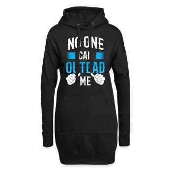 Fête des pères Papa Fête des pères Dictons - Sweat-shirt à capuche long Femme - noir - Devant