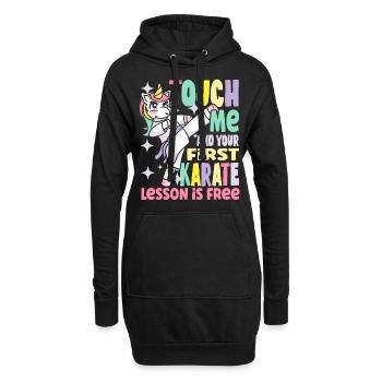 Karaté Karaté Karaté Entraîneur Karatéka - Sweat-shirt à capuche long Femme - noir - Devant