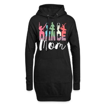 Tanz Mama Ballett Tanzen Ballerina - Hoodie-Kleid - Schwarz - Vorne