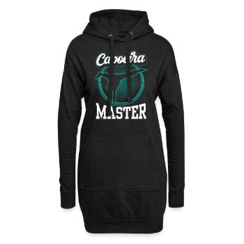 Capoeira Master Hobby Arts Martiaux Brésiliens - Sweat-shirt à capuche long Femme - noir - Devant