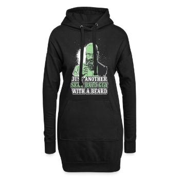 Just Another Sexy Bald Guy Bart Geschenk - Hoodie-Kleid - Schwarz - Vorne