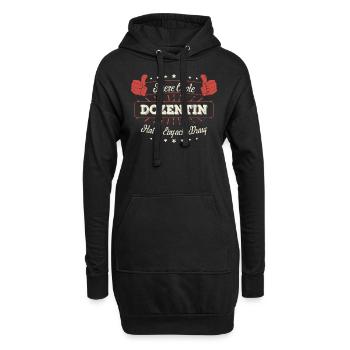 Diese Coole Dozentin Geschenk Kollegen Spruch - Hoodie-Kleid - Schwarz - Vorne