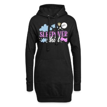 Chemise de nuit NuitÉe Fête - Sweat-shirt à capuche long Femme - noir - Devant