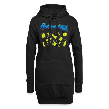 Équipe d’entomologie Profession Entomologiste Insectes - Sweat-shirt à capuche long Femme - noir - Devant
