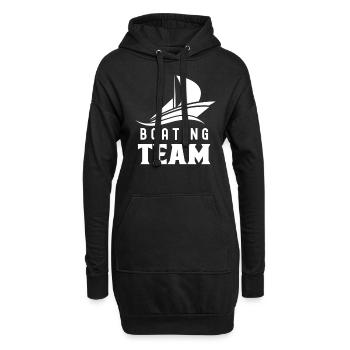Équipe de navigation Voilier Yacht Bateau Bateau - Sweat-shirt à capuche long Femme - noir - Devant