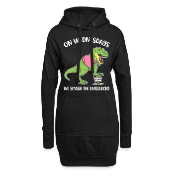 We Smash The Patriarchy Feminismus Geschenk - Hoodie-Kleid - Schwarz - Vorne