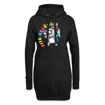 Kita Abgänger Schultüte Koala Kindergarten - Hoodie-Kleid - Schwarz - Vorne