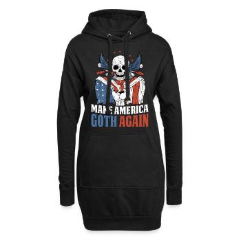Make America Goth Again Cadeau Gothique - Sweat-shirt à capuche long Femme - noir - Devant