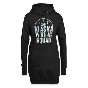 Alaska Hiking Team Nature Randonnée Randonneurs - Sweat-shirt à capuche long Femme - noir - Devant