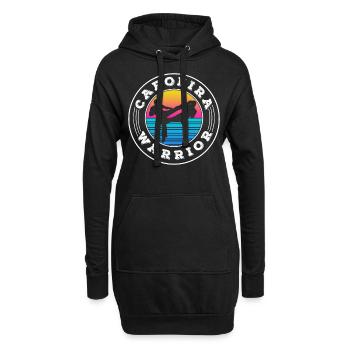 Capoeira Guerrier Arts Martiaux Passe-temps Brésilien - Sweat-shirt à capuche long Femme - noir - Devant