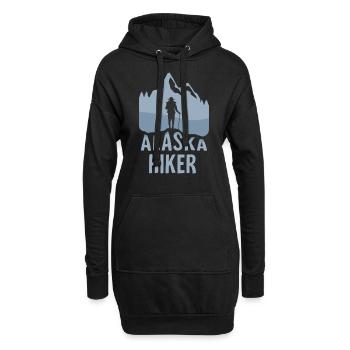 Alaska Randonneurs Randonnée Nature Randonnée - Sweat-shirt à capuche long Femme - noir - Devant