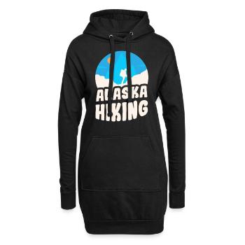 Alaska Randonnée Randonnée Nature Randonneurs - Sweat-shirt à capuche long Femme - noir - Devant