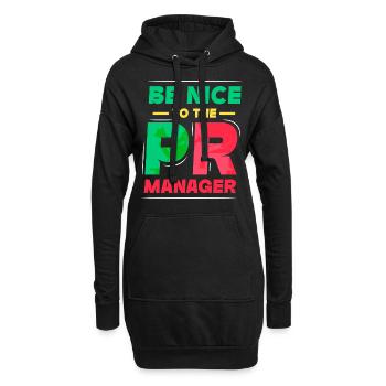 Seien Sie Nett Zu Dem Pr Manager Job Beruf - Hoodie-Kleid - Schwarz - Vorne