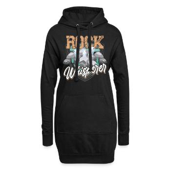 Rock Whisperer Géologie Géologie Étudiant Géologue - Sweat-shirt à capuche long Femme - noir - Devant