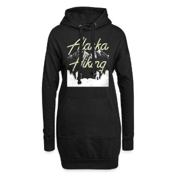 Alaska Randonnée Randonneurs Randonnée Nature - Sweat-shirt à capuche long Femme - noir - Devant