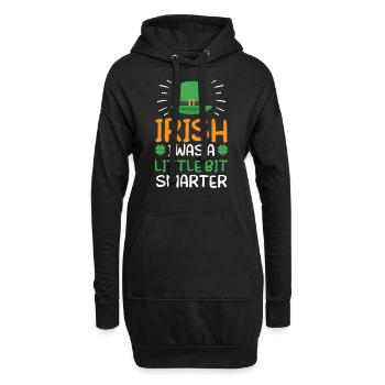 St Patricks Tag Gälisch Irland Ire Irisch - Hoodie-Kleid - Schwarz - Vorne