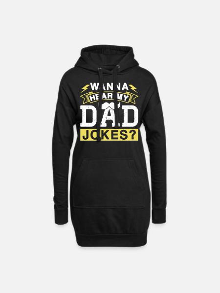 Dad Joke Papa Witz Vater Jokes - Hoodie-kjole - sort