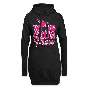 Wing Chun Mère Arts Martiaux Arts Martiaux Entraîneur - Sweat-shirt à capuche long Femme - noir - Devant