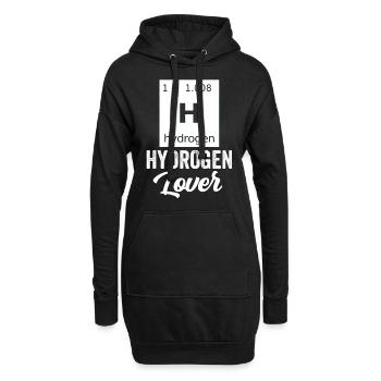 Hydrogen Lover Element Hydrogen Energy - Hoodie Dress - black - Front