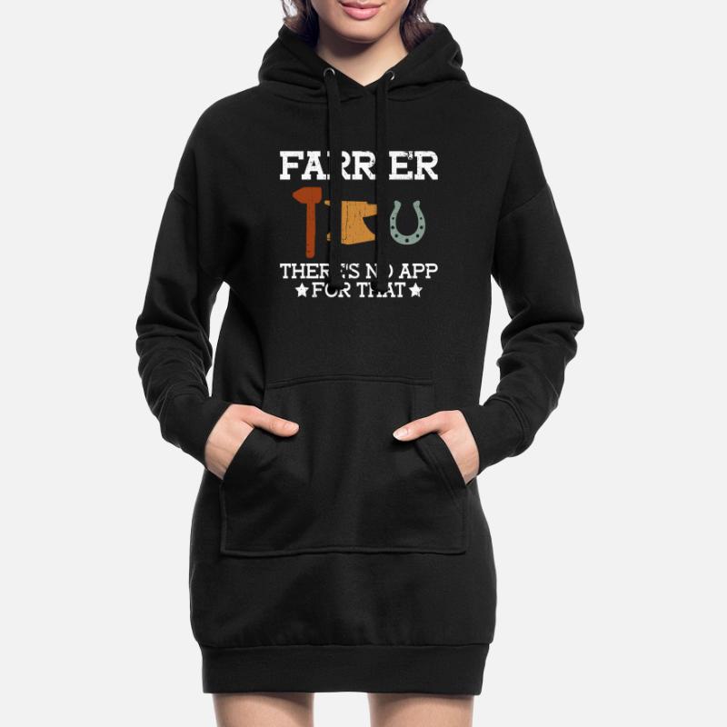 Maréchal-ferrant Il n'y a pas d'application pour ça - Maréchal-ferrant Sweat-shirt à capuche long Femme