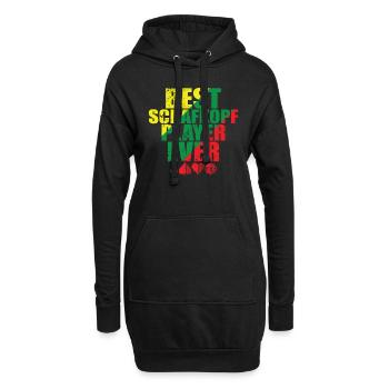Best Schafkopfplayer ever Kartenspiel - Hoodie-Kleid - Schwarz - Vorne