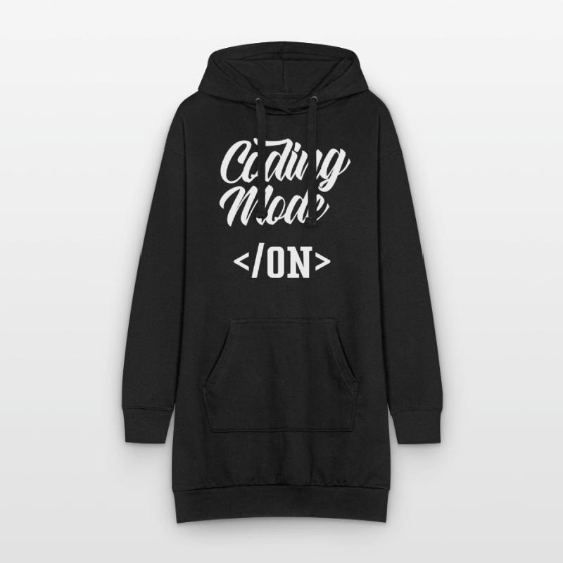 Programmiermodus Ein Coding Programmierer Coder Hoodie-Kleid