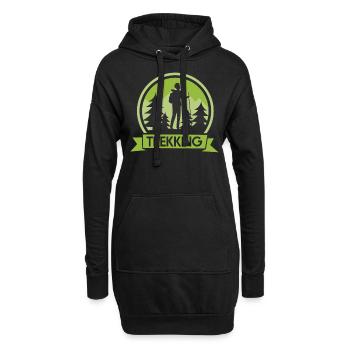 Amateurs de trekking Randonnée Randonnées Randonneurs - Sweat-shirt à capuche long Femme - noir - Devant