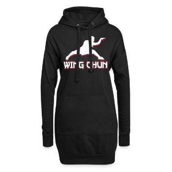 Wing Chun Entraîneur Arts Martiaux Arts Martiaux Arts Martiaux - Sweat-shirt à capuche long Femme - noir - Devant