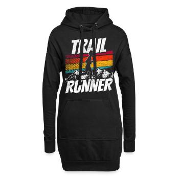 Trail Runner Trail Run Course à pied - Sweat-shirt à capuche long Femme - noir - Devant
