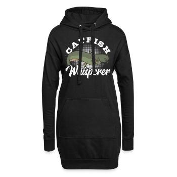 Catfish Whisperer Catfish Fishing Fish Hunting - Hoodie-Kleid - Schwarz - Vorne