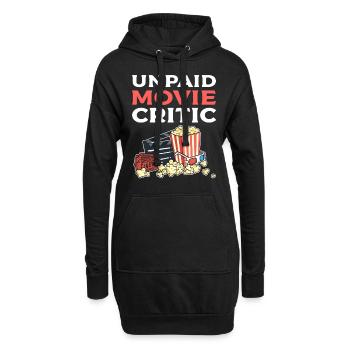 Critique de cinéma non rémunéré Réalisateur - Sweat-shirt à capuche long Femme - noir - Devant