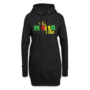 Mamacita Holiday Mexique Amérique États-Unis - Sweat-shirt à capuche long Femme - noir - Devant