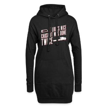 Zerspanungsmechaniker CNC Maschine Maschinenführer - Hoodie-Kleid - Schwarz - Vorne