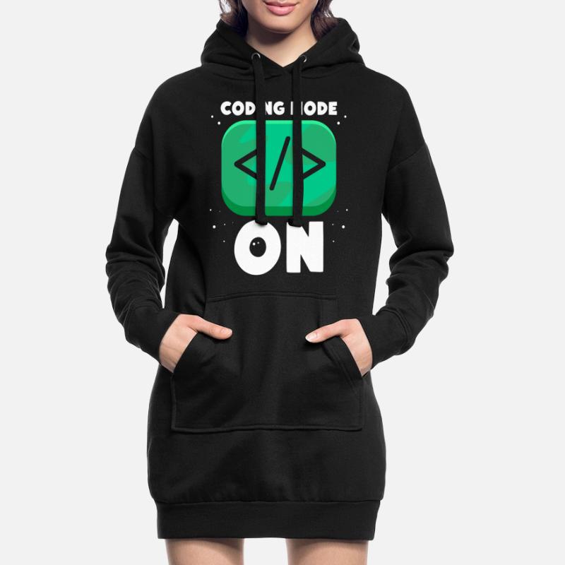 Programmiermodus Ein Programmierer Coding Coder Hoodie-Kleid