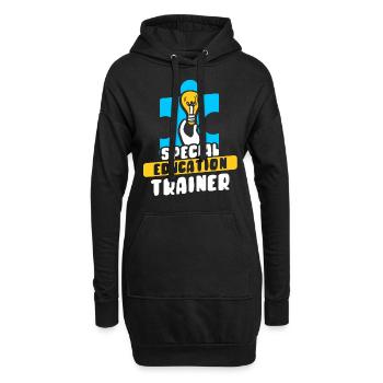 Formateur en éducation de l’enfance en difficulté Enseignant en éducation de l’enfance en difficulté - Sweat-shirt à capuche long Femme - noir - Devant