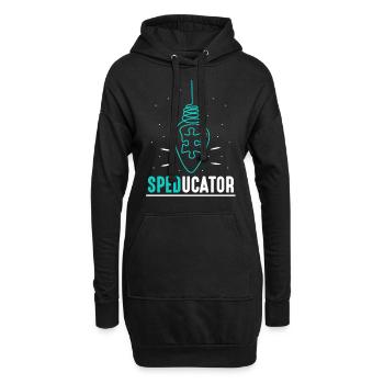 Enseignant spéducateur Éducation de l’enfance en difficulté Éducation de l’enfance en difficulté - Sweat-shirt à capuche long Femme - noir - Devant