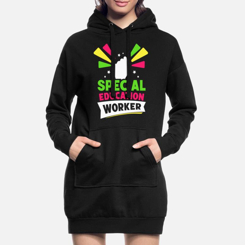 Travailleurs de l’enfance en difficulté Enseignants de l’enfance en difficulté Sweat-shirt à capuche long Femme