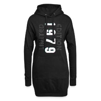 Édition Limitée Année de Naissance 1979 Cadeau Hommes - Sweat-shirt à capuche long Femme - noir - Devant