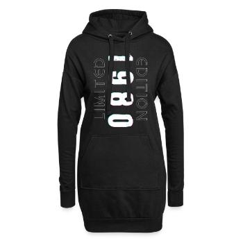 Limited Edition Year of Birth 1980 Gift Men - Hoodie Dress - black - Front