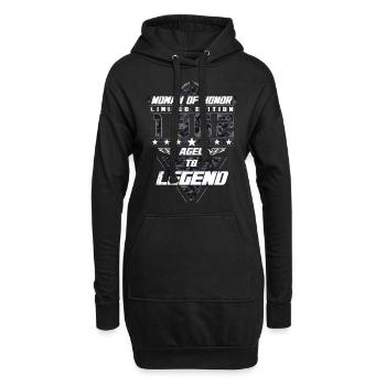 Woman of Honor Birthday 1962 Camouflage Gift - Hoodie Dress - black - Front