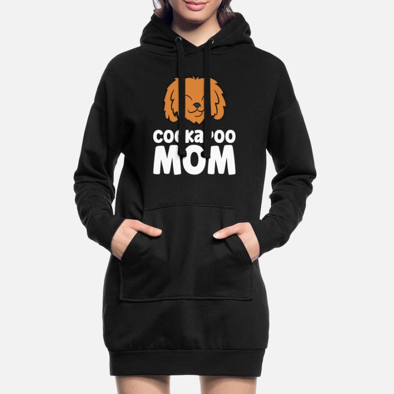 Cockapoo Dog Mama Cockapoo Mom Hoodie Dress