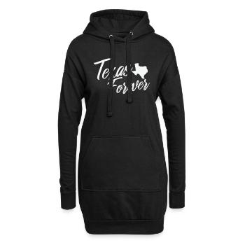 Texas Forever Bundesstaat der USA Amerika - Hoodie-Kleid - Schwarz - Vorne